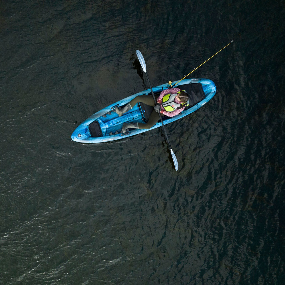 PELICAN - ECLIPSE 100XP Fishing Kayak - Grey - MGL10P405 - LIFE STYLE 1