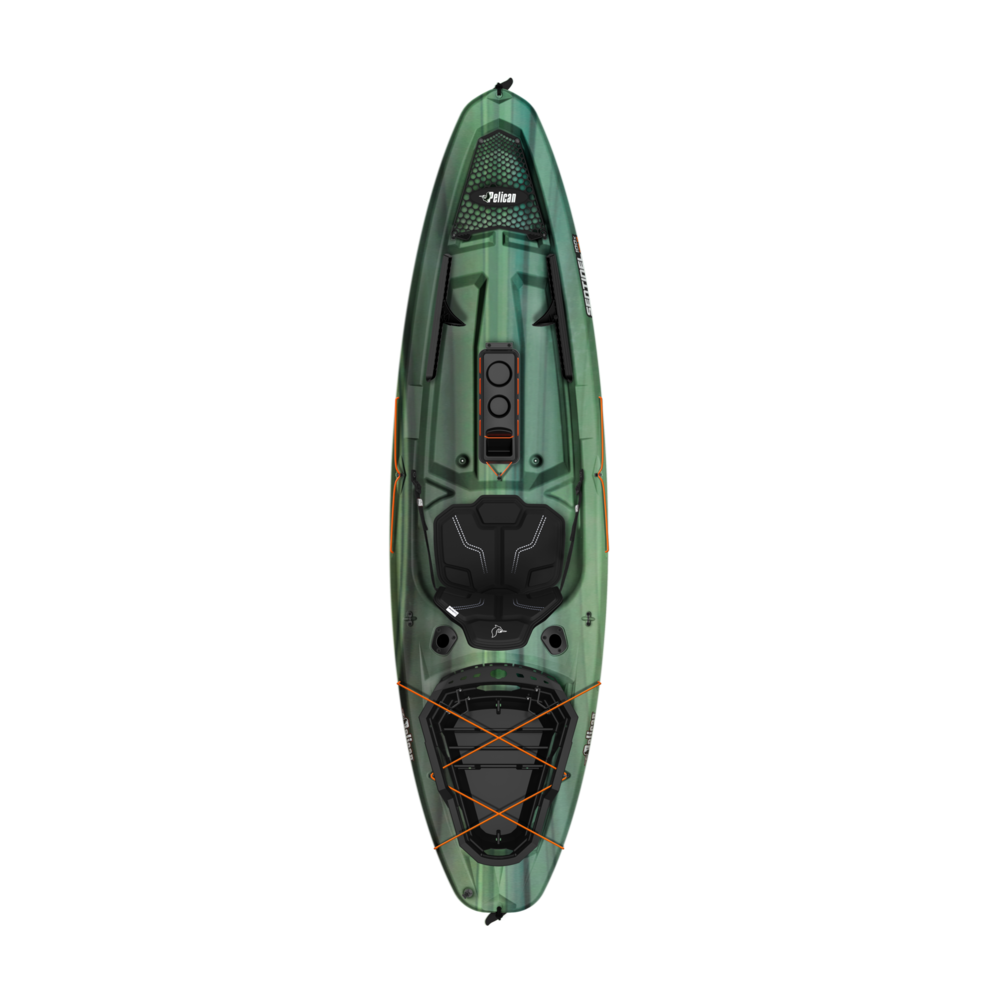 PELICAN - Kayak de pêche Sentinel 100X Angler - Grey - MBF10P100-00 - TOP