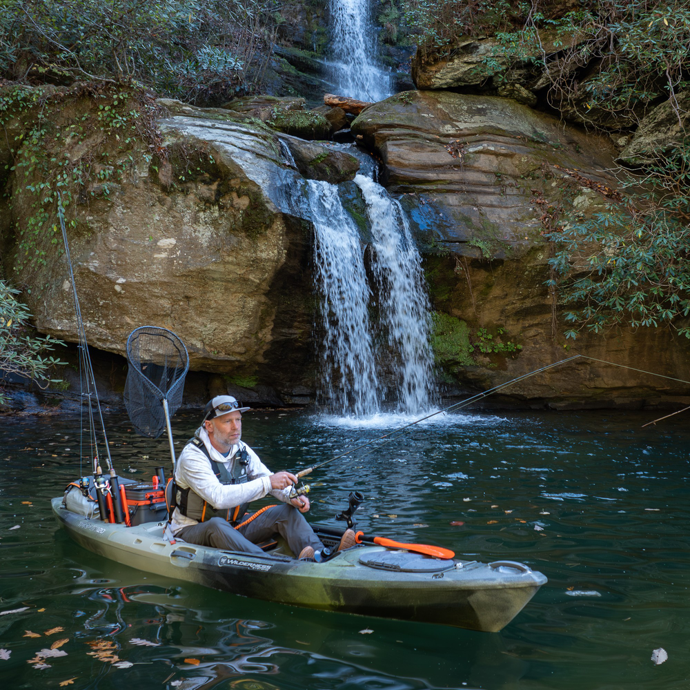 WILDERNESS SYSTEMS - Tarpon 140 Fishing Kayak - Brown - 9750405182 - LIFE STYLE 3