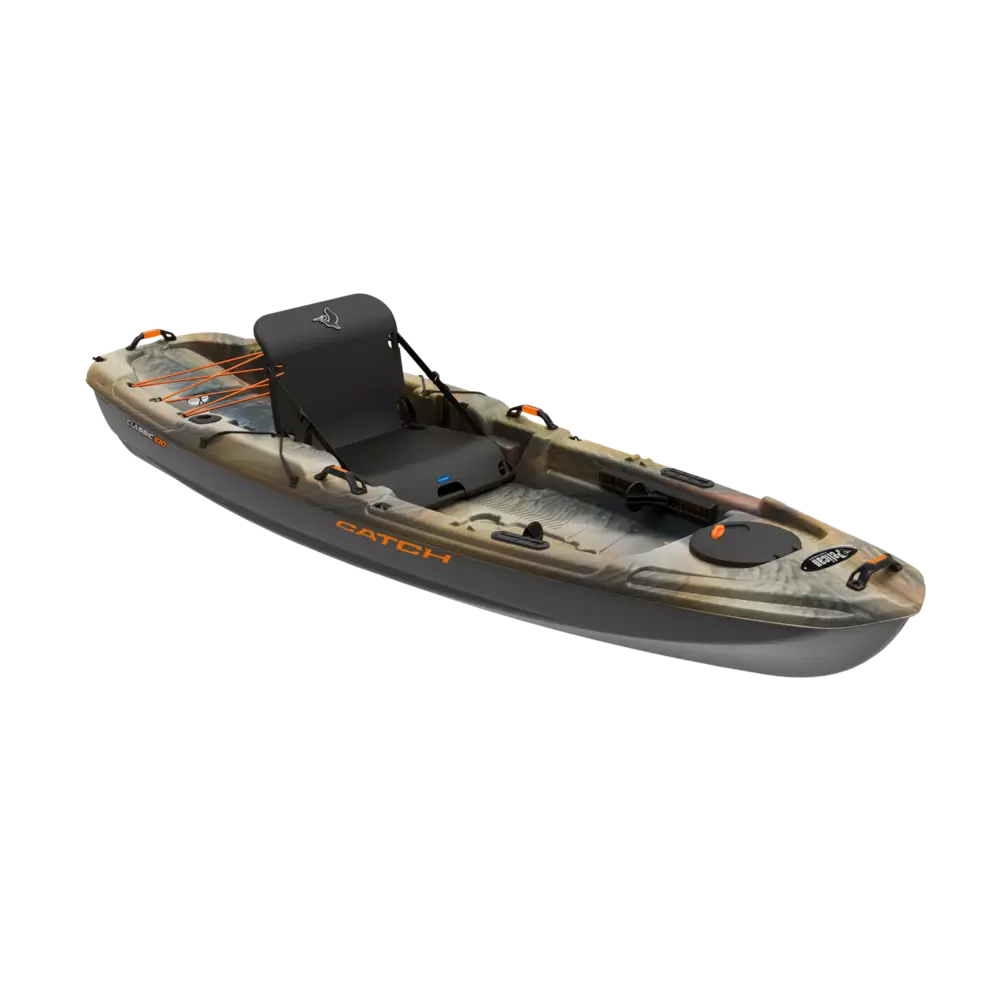 PELICAN - Catch Classic 100 Fishing Kayak - Grey - KRP10P102-00 - ISO 
