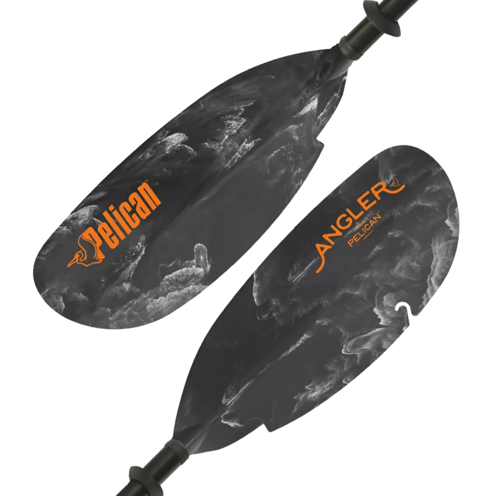 PELICAN - Pagaie Poseidon Angler de 240 cm (94,5 po) pour kayak de pêche - Black - PS1982-00 - ISO 