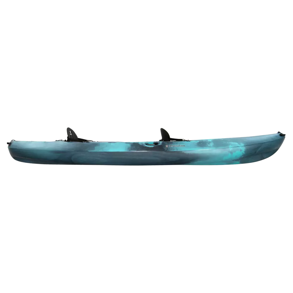 PERCEPTION - Rambler 13.5 T Recreational Kayak - Aqua - 9350645178 - SIDE