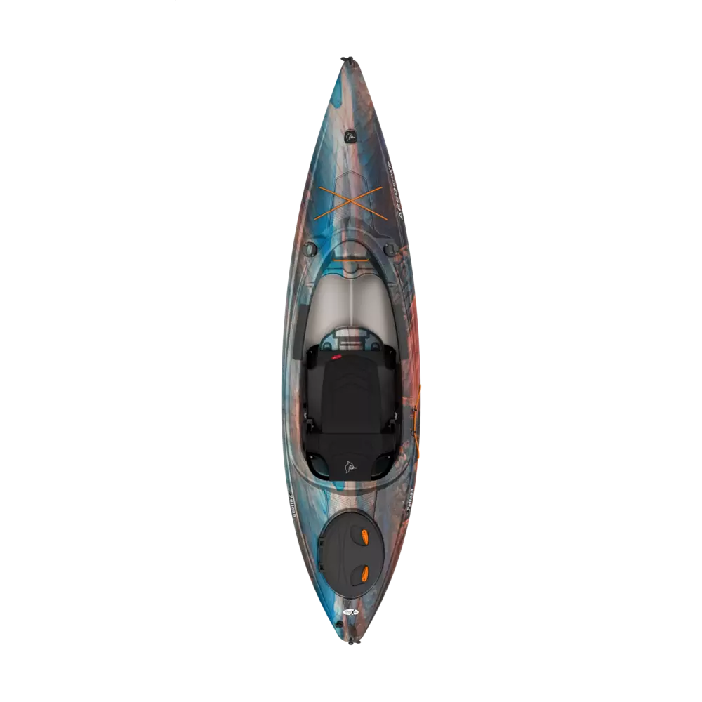 PELICAN - Argo 100XR Recreational Kayak - Grey - MDP10P100-00 - TOP