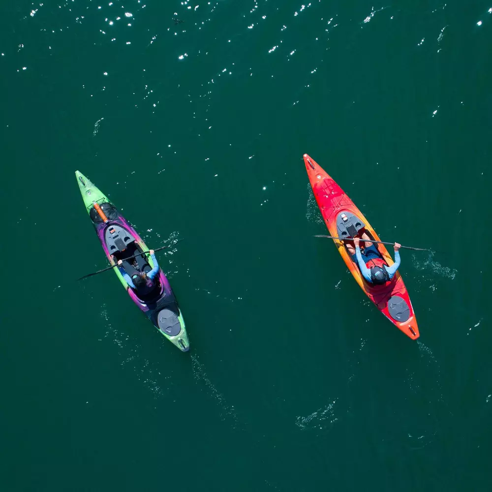 WILDERNESS SYSTEMS - Pungo 105 Recreational Kayak - Orange - 9731069054 - LIFE STYLE 2