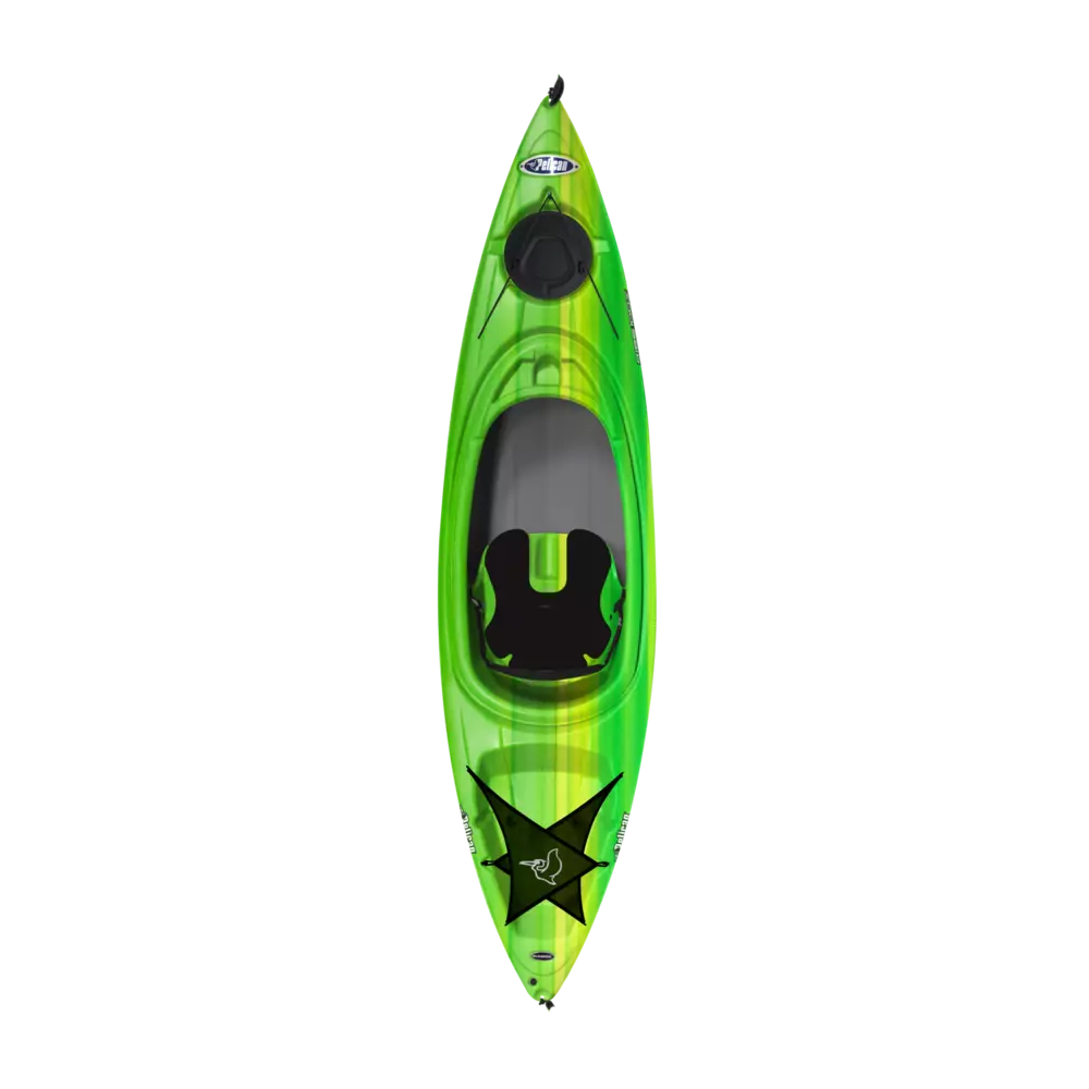 PELICAN - Rise 100X Recreational Kayak - White - KFF10P120 - TOP