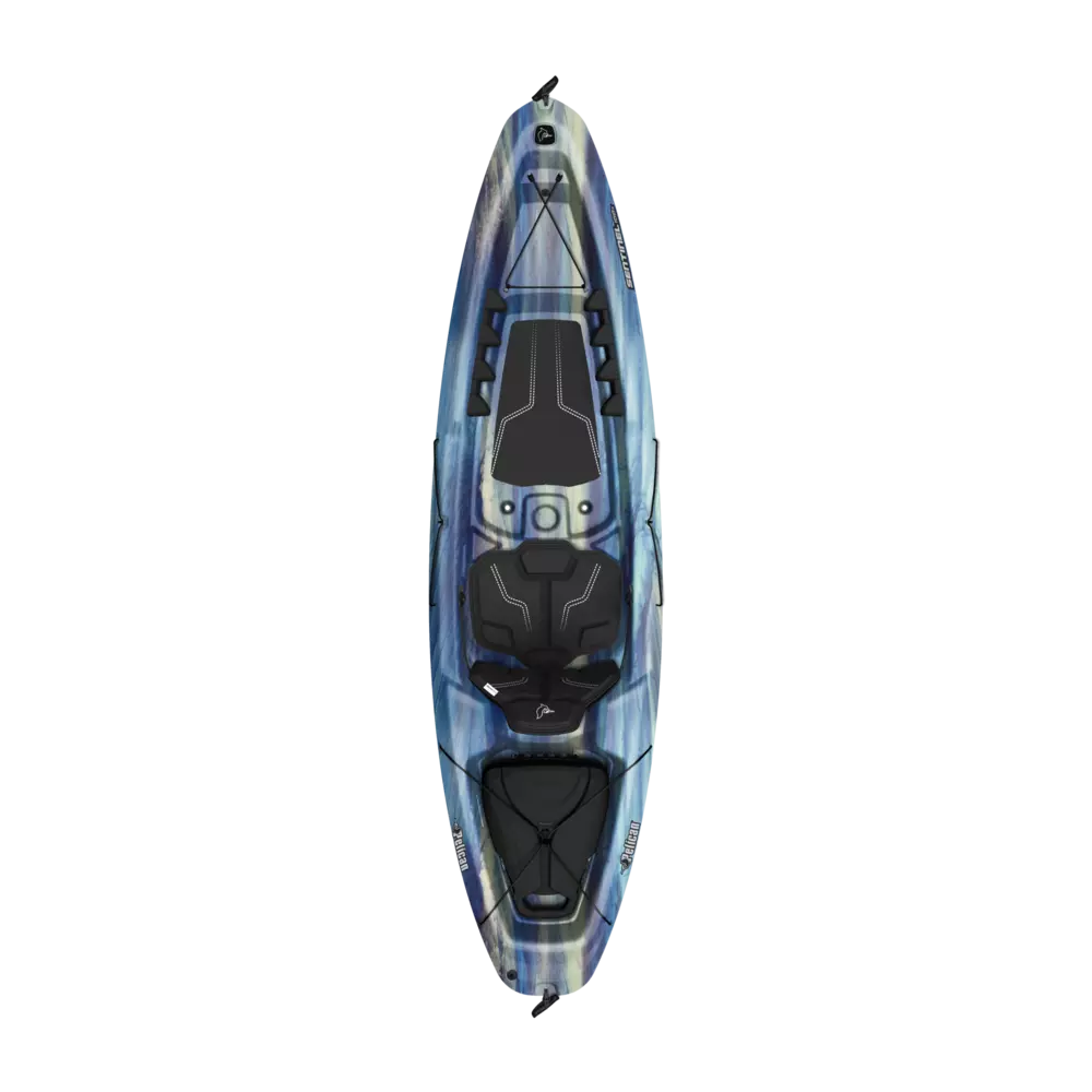 PELICAN - Sentinel 100X EXO Recreational Kayak - Blue - MEF10P103-00 - TOP