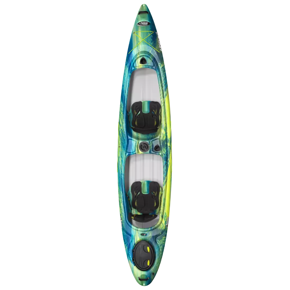 PELICAN - Argo 136XP Tandem Kayak - Grey - KCP14P109-00 - TOP