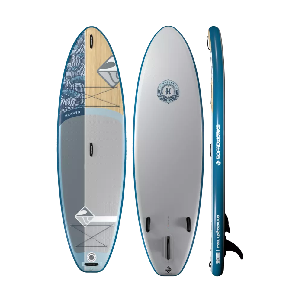 BOARDWORKS - Shubu Kraken 10' Inflatable Paddle Board - Blue - 4450449533 - TOP
