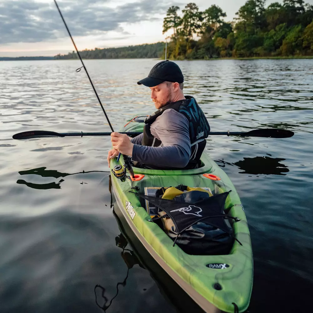 PELICAN - Argo 100X Angler Fishing Kayak - Grey - KFF10P204-00 - LIFE STYLE 2