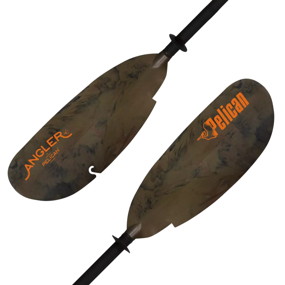 PELICAN - Pagaie de kayak de pêche Poseidon Angler de 250 cm (98,4 po) - Brown - PS1351-00 - ISO