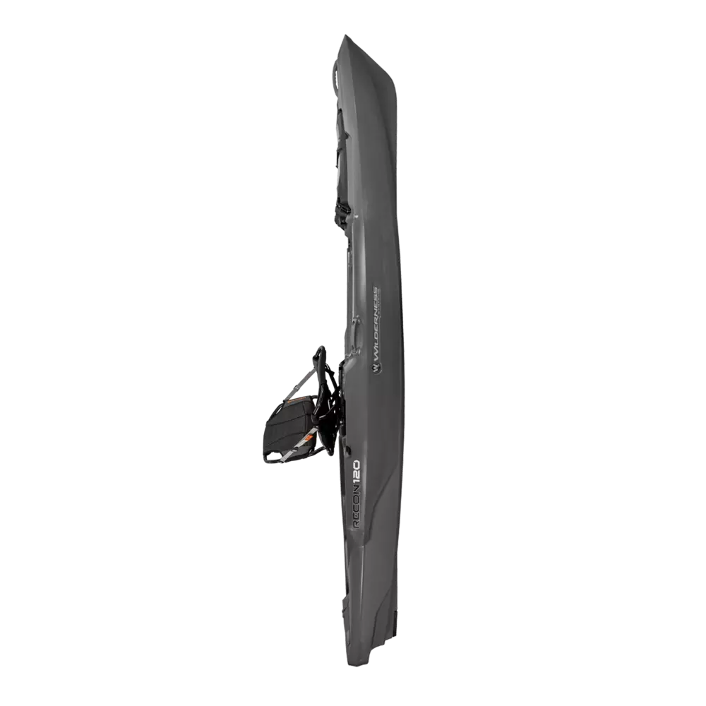 WILDERNESS SYSTEMS - RECON 120 Fishing Kayak with AirPro ACES seat - Grey - 9751104153 - SIDE