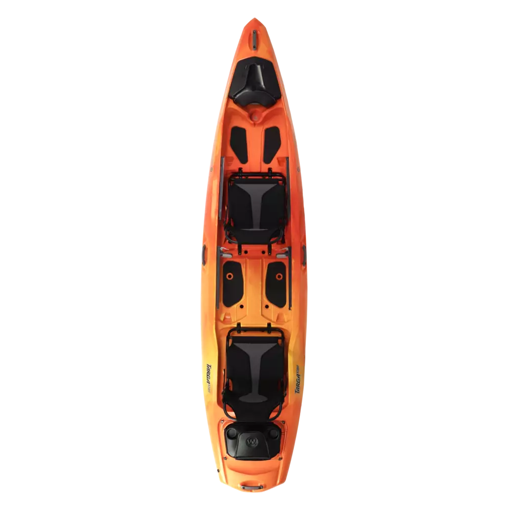 WILDERNESS SYSTEMS - Targa 130T Recreational Kayak - Orange - 9751133054 - TOP