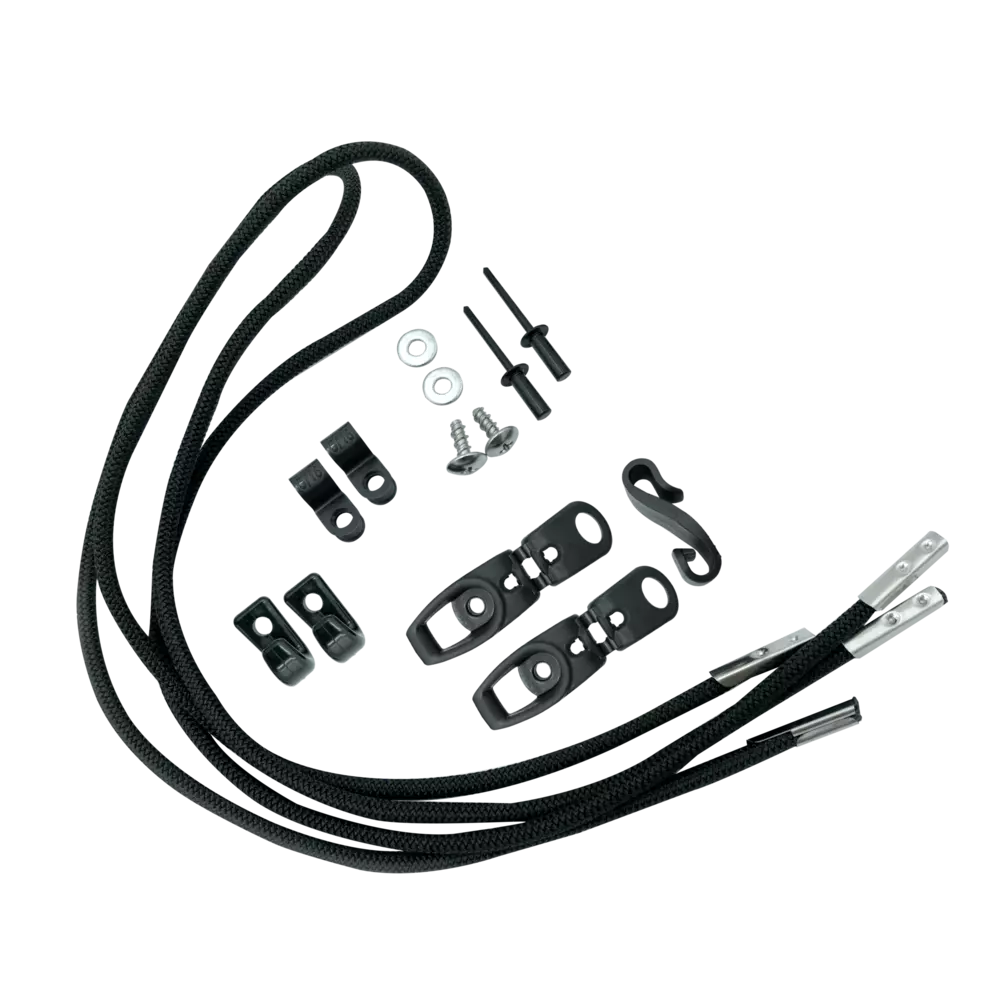 PELICAN - Shock Cords for Compartment Lid - Black - PS1128 - ISO