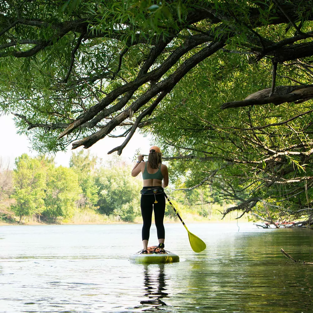 PELICAN - Vate SUP Paddle 180-220 cm (70"-87") - Yellow - PS1145-00 - LIFE STYLE 1