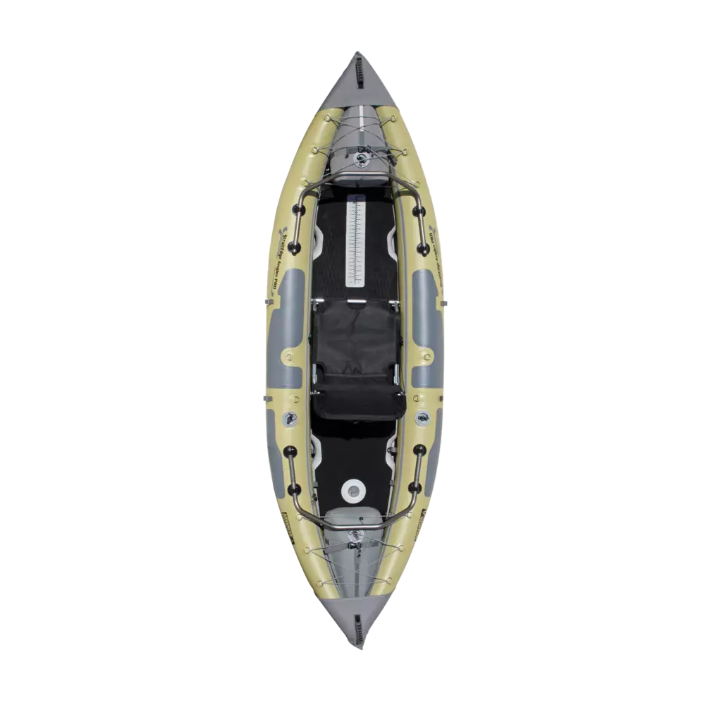 ADVANCED ELEMENTS - StraitEdge™ Angler Pro Kayak with Pump - Black - AE1055-P - TOP