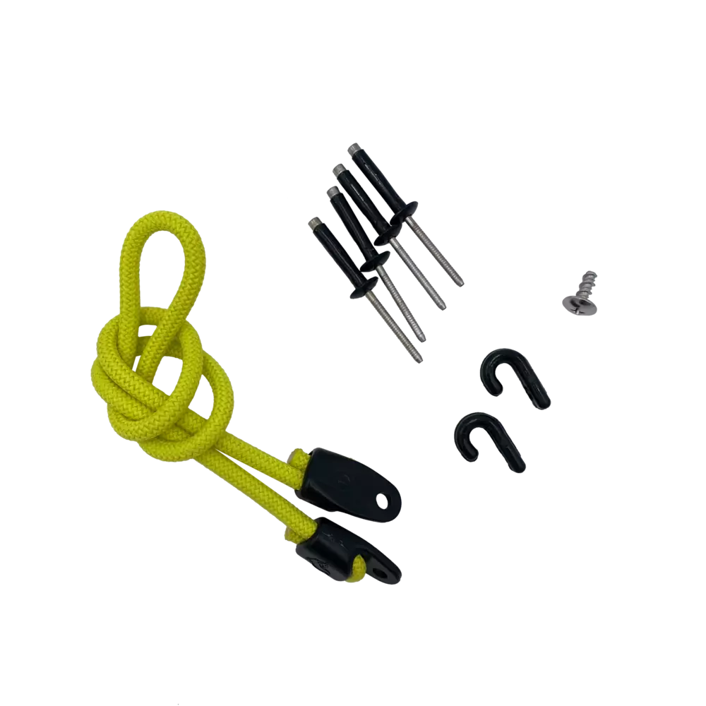 PELICAN - Yellow Green 24" (61 cm) Multi-Purpose Bungee Cords - Green - PS1662 - ISO