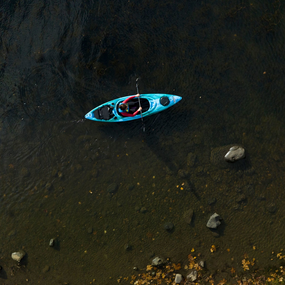 PELICAN - ASPIRE 100X Fishing Kayak - White - KFF10P305 - LIFE STYLE 2