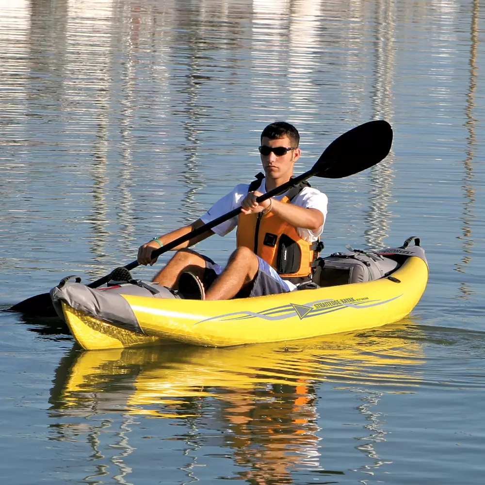 ADVANCED ELEMENTS - StraitEdge™ Crossover Kayak Without Pump - Yellow - AE1006-Y - LIFE STYLE 2