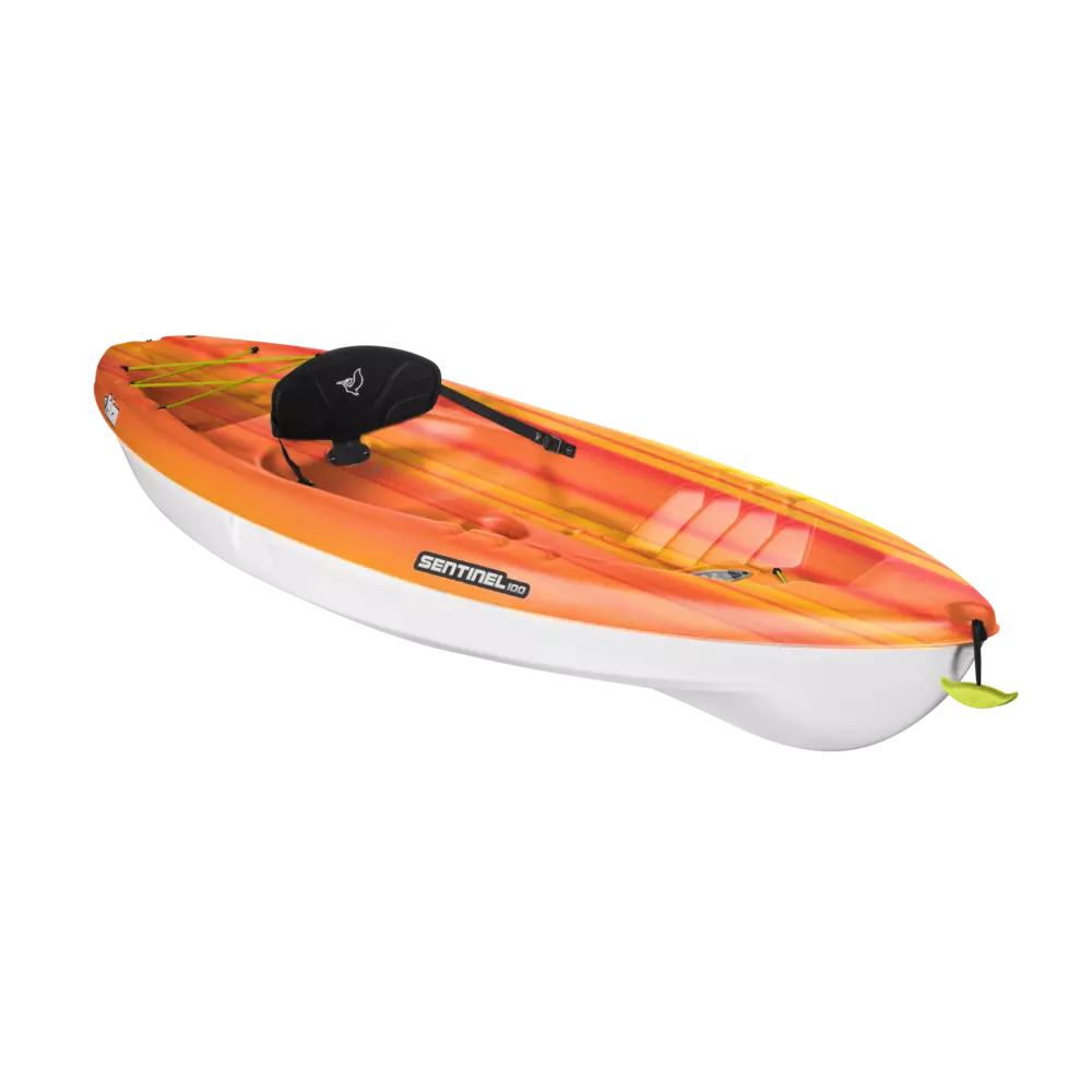 PELICAN - Sentinel 100 Recreational Kayak - Yellow - KVL10P105-00 - ISO