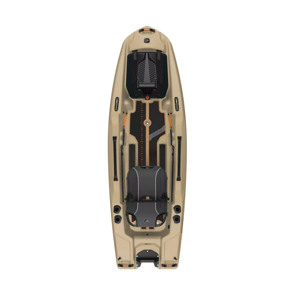 PELICAN - Catch PWR 100 Fishing Kayak - Green - MFP10P400-00 - TOP