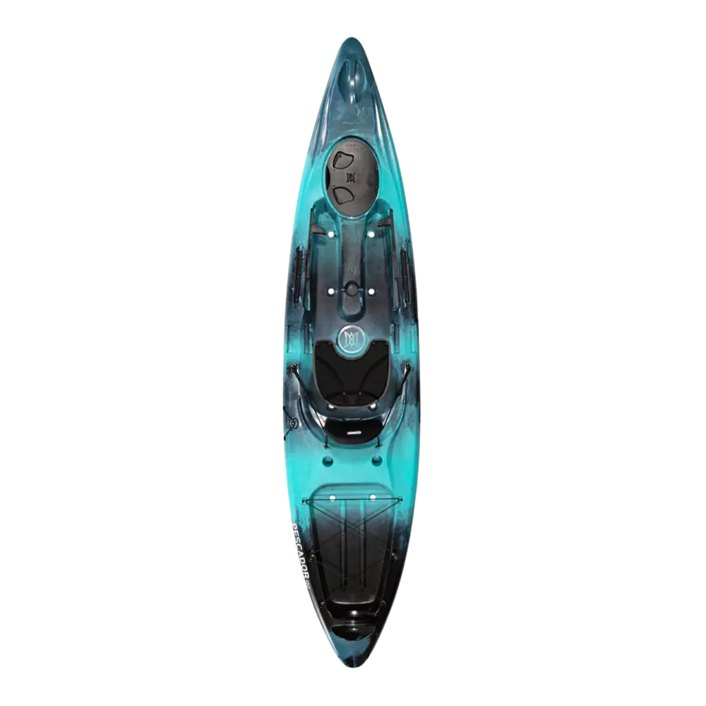 PERCEPTION - Pescador 12.0 Fishing Kayak - Aqua - 9350178178 - TOP