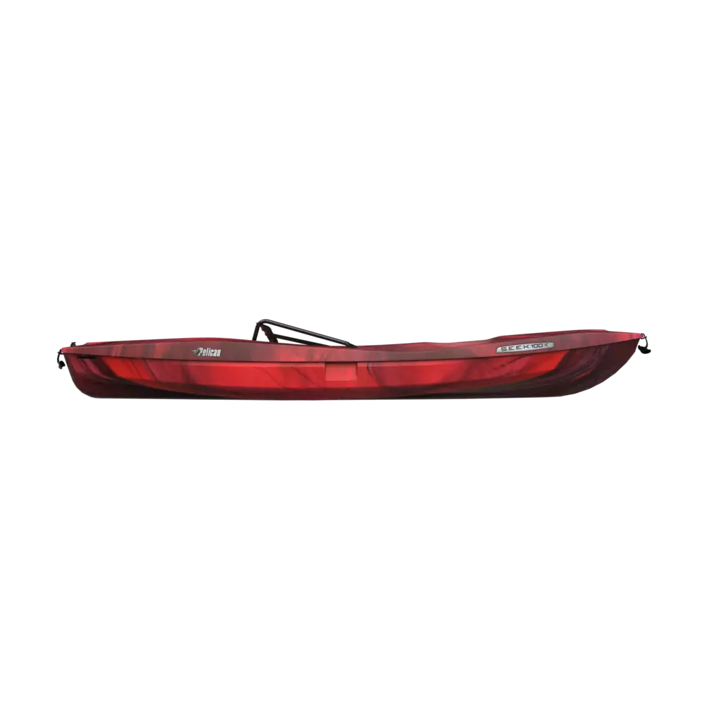 PELICAN - SEEK 100X Recreational Kayak - Red - MKL10P305-00 - SIDE