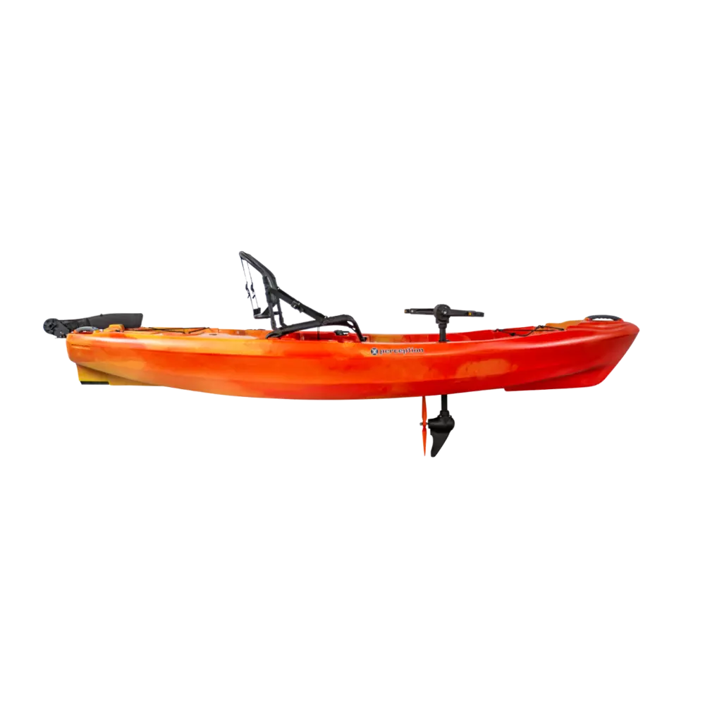 PERCEPTION - Crank 10.0 Recreational Kayak - Red - 9351805042 - SIDE