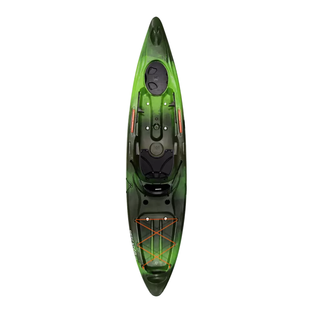 PERCEPTION - Pescador 12.0 Fishing Kayak - Green - 9350178031 - TOP 