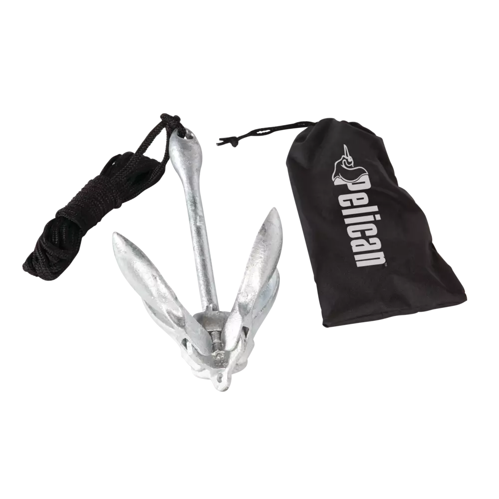 PELICAN - 3 lb Folding Anchor - Grey - PS0660-2 - ISO 