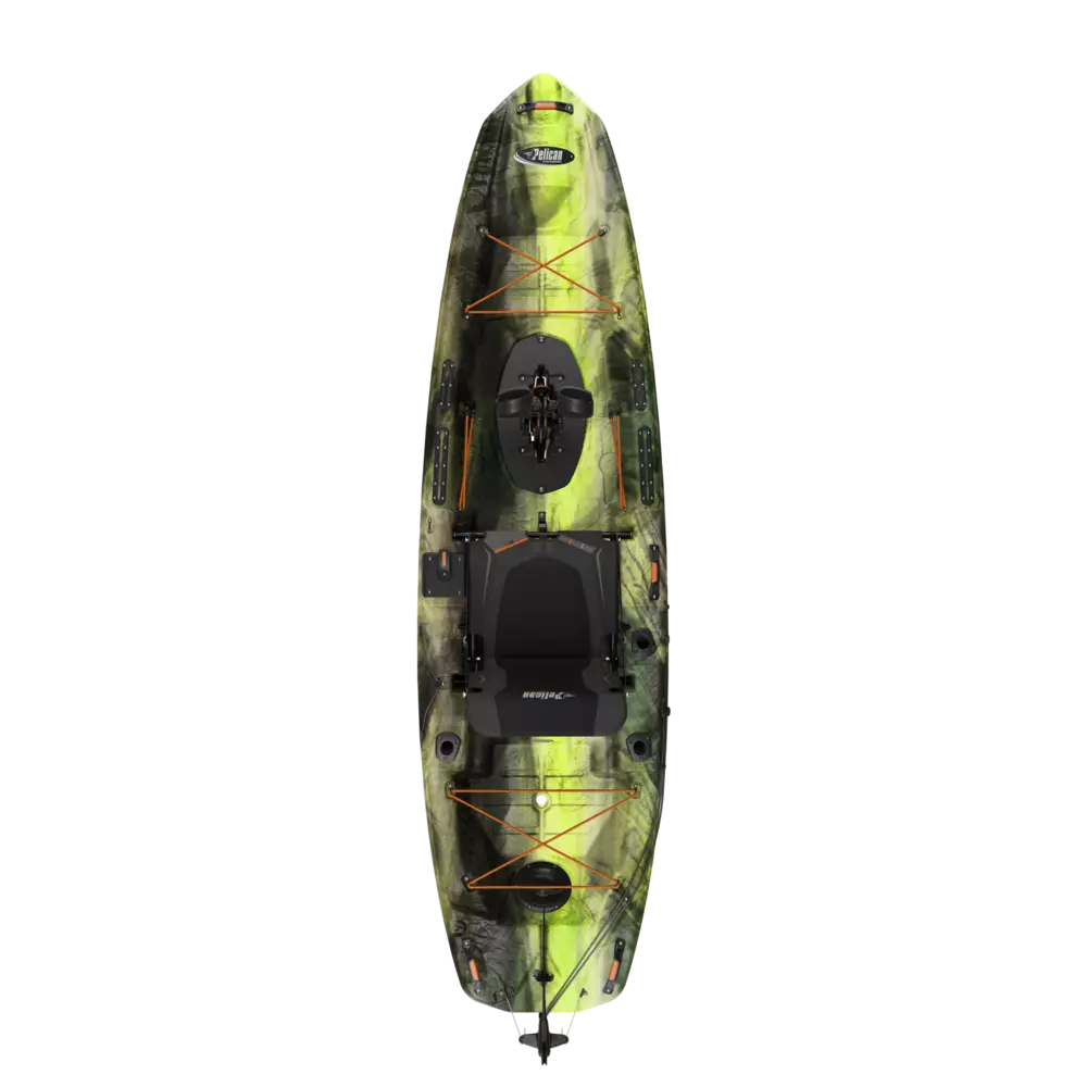 PELICAN - Catch 110 HDII Fishing Kayak - Grey - KRP11P205 - TOP