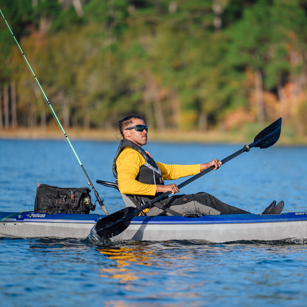 PELICAN - Sentinel 100XP Angler Fishing Kayak - Blue - MGL10P205-00 - LIFE STYLE 1