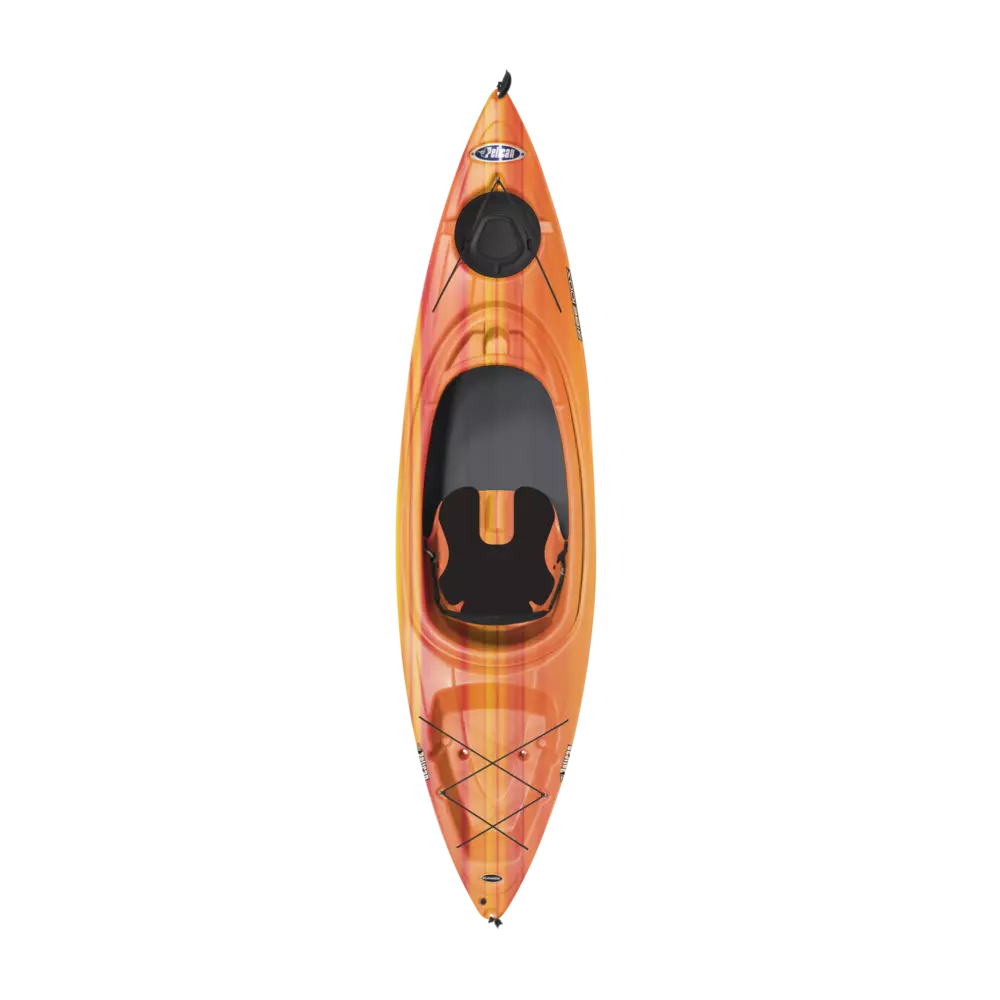 PELICAN - Rise 100X Recreational Kayak with Paddle - Yellow - KFF10P700 - TOP