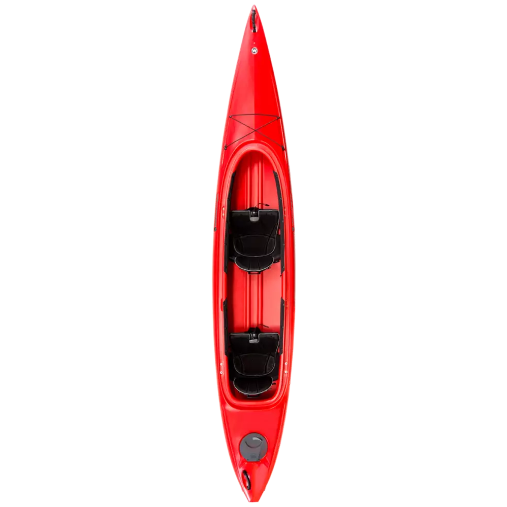 WILDERNESS SYSTEMS - Pamlico 145T Recreational Kayak - Red - 9730455040 - TOP