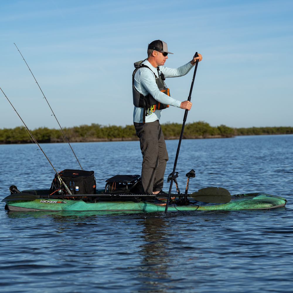 PELICAN - Catch Kicker 110 HDII Angler Pedal Kayak - Brown - MHP10P105-00 - LIFE STYLE 3