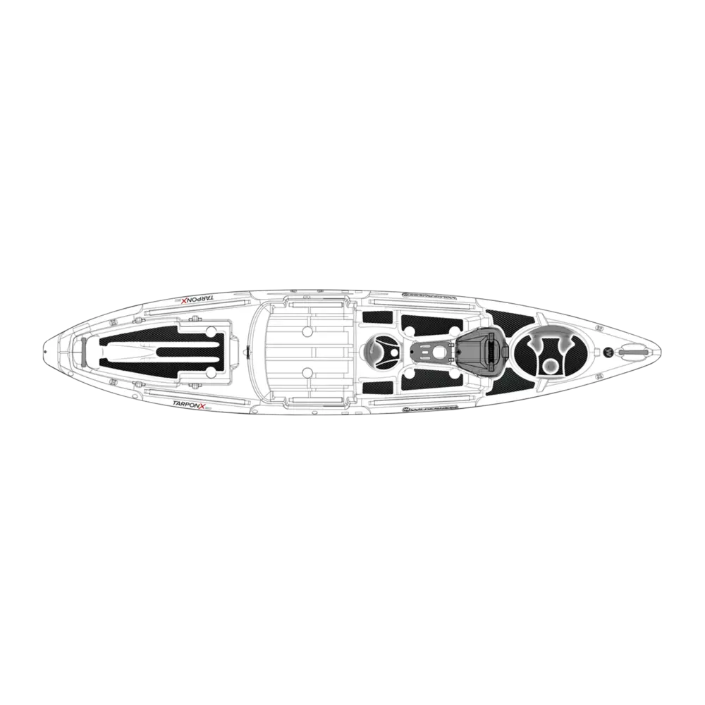 WILDERNESS SYSTEMS - Silent Traction - Tarpon 130X - Black -  - 8070175 - TOP 