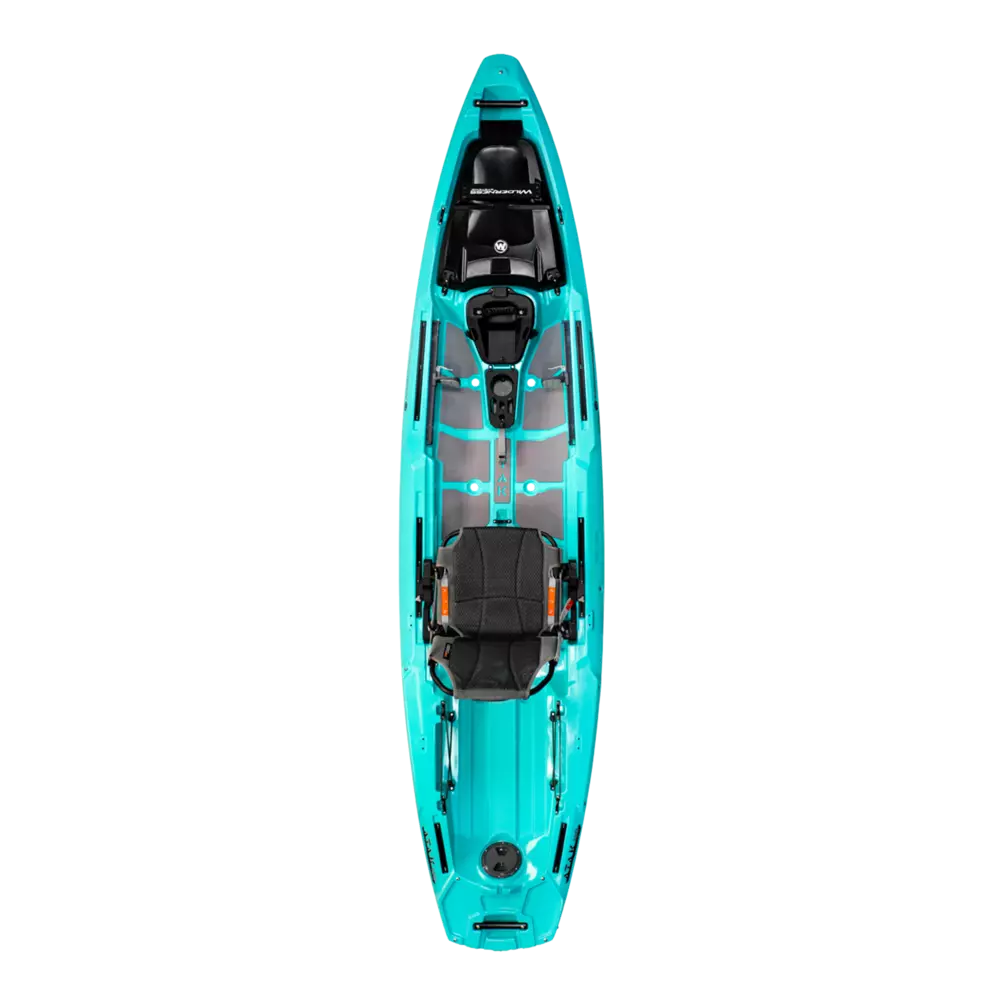 WILDERNESS SYSTEMS - A.T.A.K. 120 Fishing Kayak - Aqua - 9750917192 - TOP