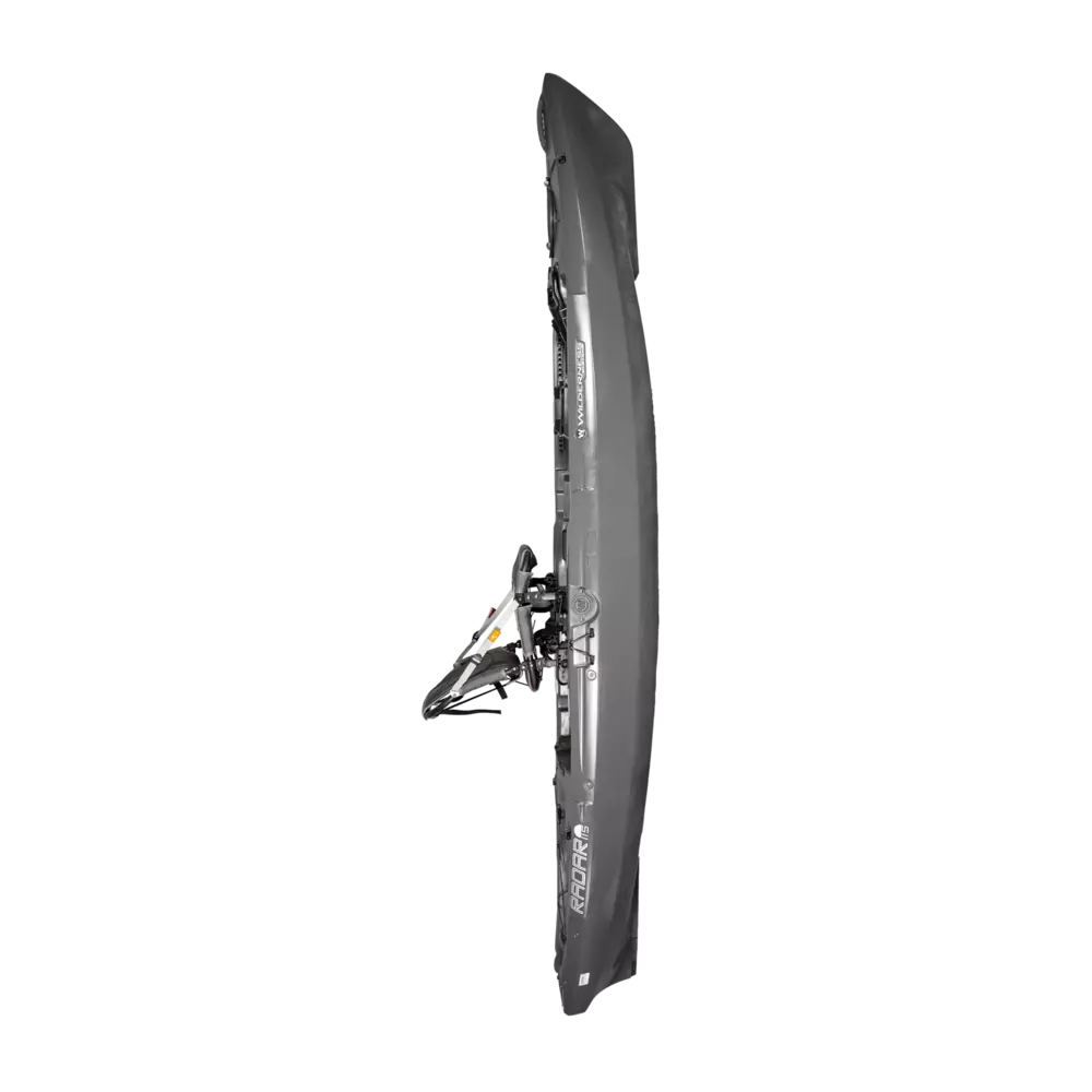 WILDERNESS SYSTEMS - Radar 115 Fishing Kayak - Grey - 9750857153 - SIDE