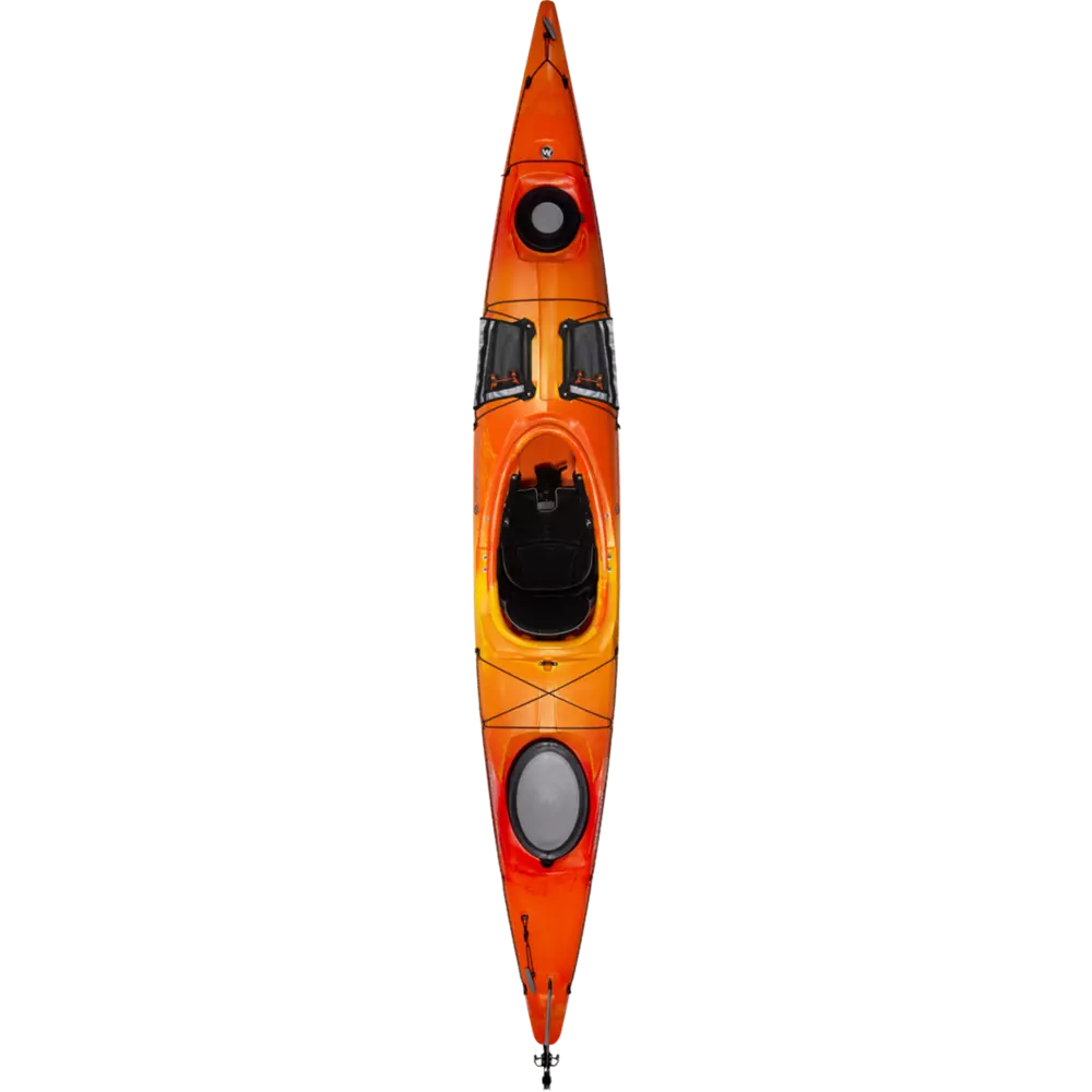 WILDERNESS SYSTEMS - Tsunami 145 Day Touring Kayak with Rudder - Orange - 9720468054 - TOP