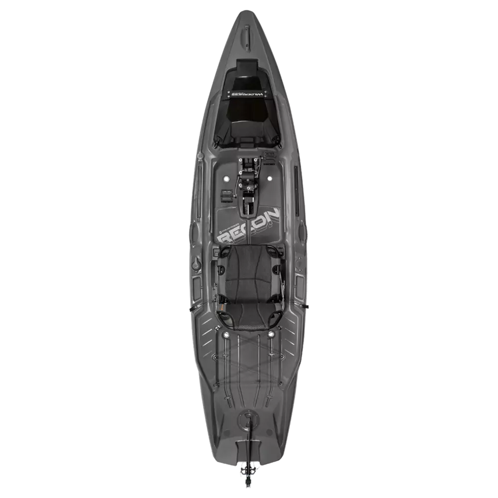 WILDERNESS SYSTEMS - Recon 120 HD Fishing Kayak - Discontinued color/model - Grey - 9751090153 - TOP