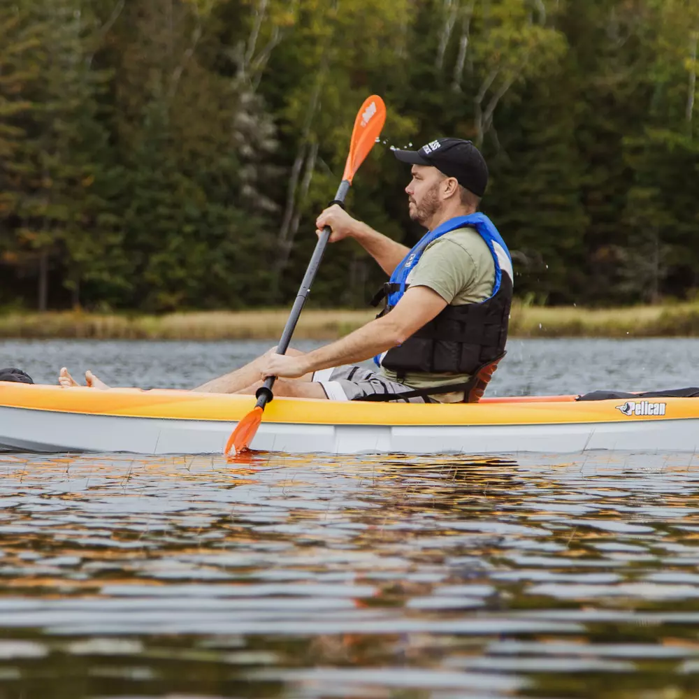 PELICAN - Standard Kayak Paddle 220 cm (87'') - Orange - PS1967-00 - LIFE STYLE 2