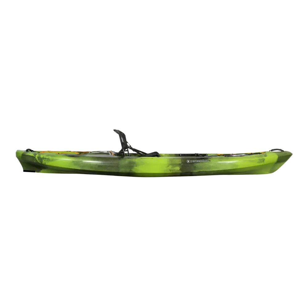 PERCEPTION - Pescador Pro 12.0 Fishing Kayak - Green - 9350686031 - SIDE