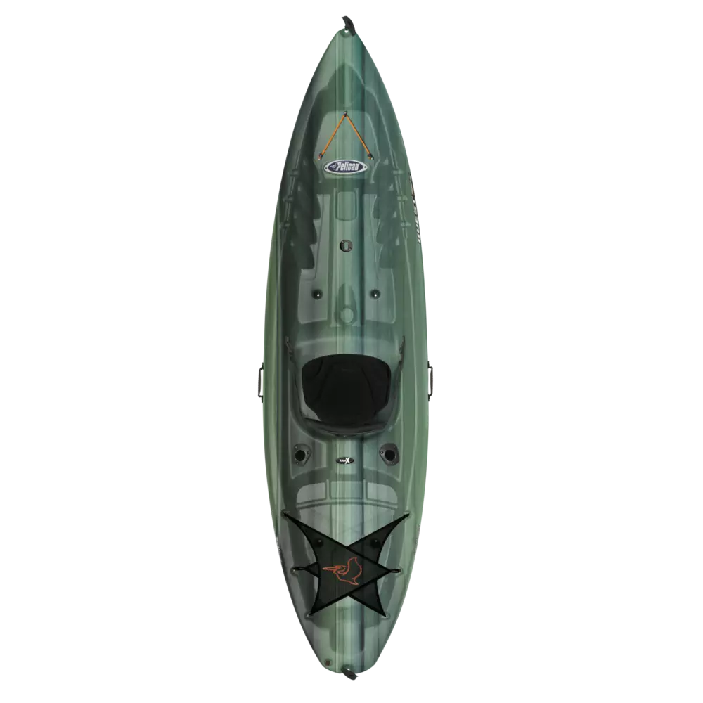 PELICAN - Quest 100X Angler Fishing Kayak - Grey - KVL10P425 - TOP