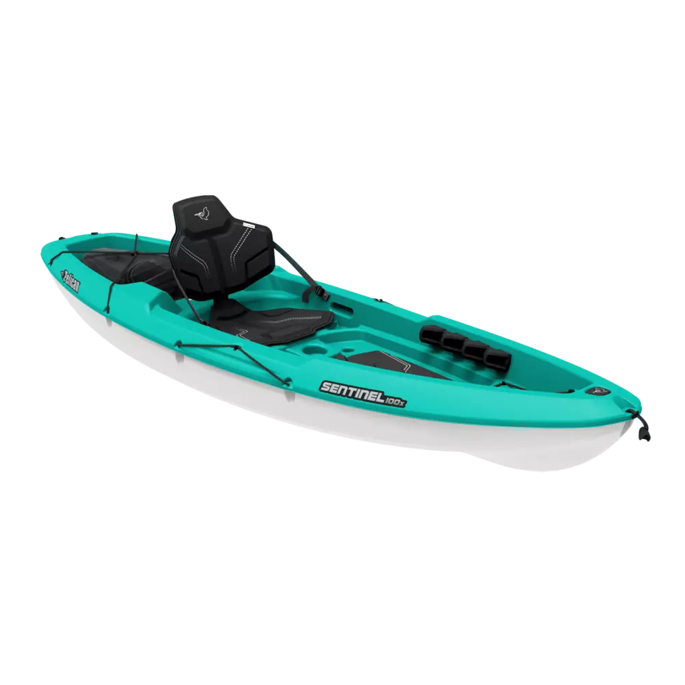 PELICAN - Sentinel 100X EXO Recreational Kayak - Aqua - MEA10P100 - ISO