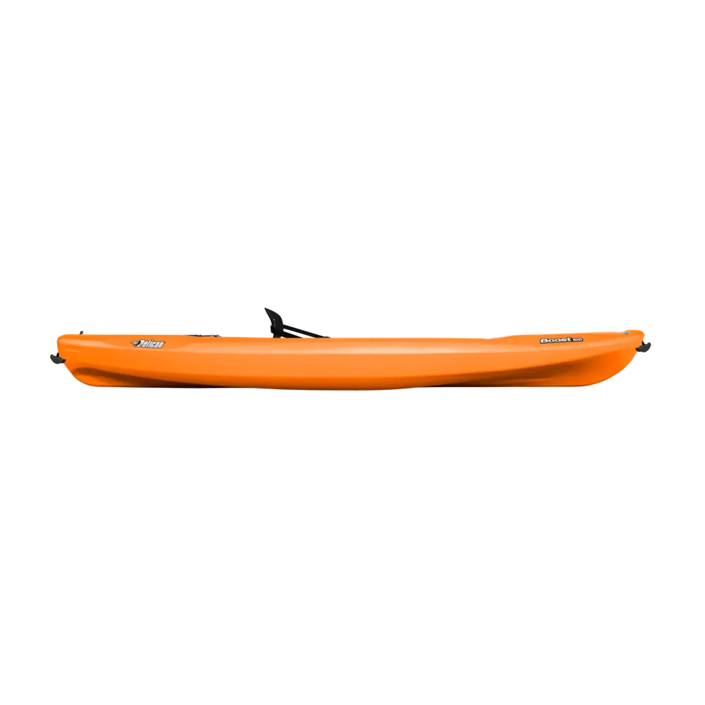 PELICAN - Boost 100 Recreational Kayak - Discontinued color/model - Orange - KOS10P101 - SIDE
