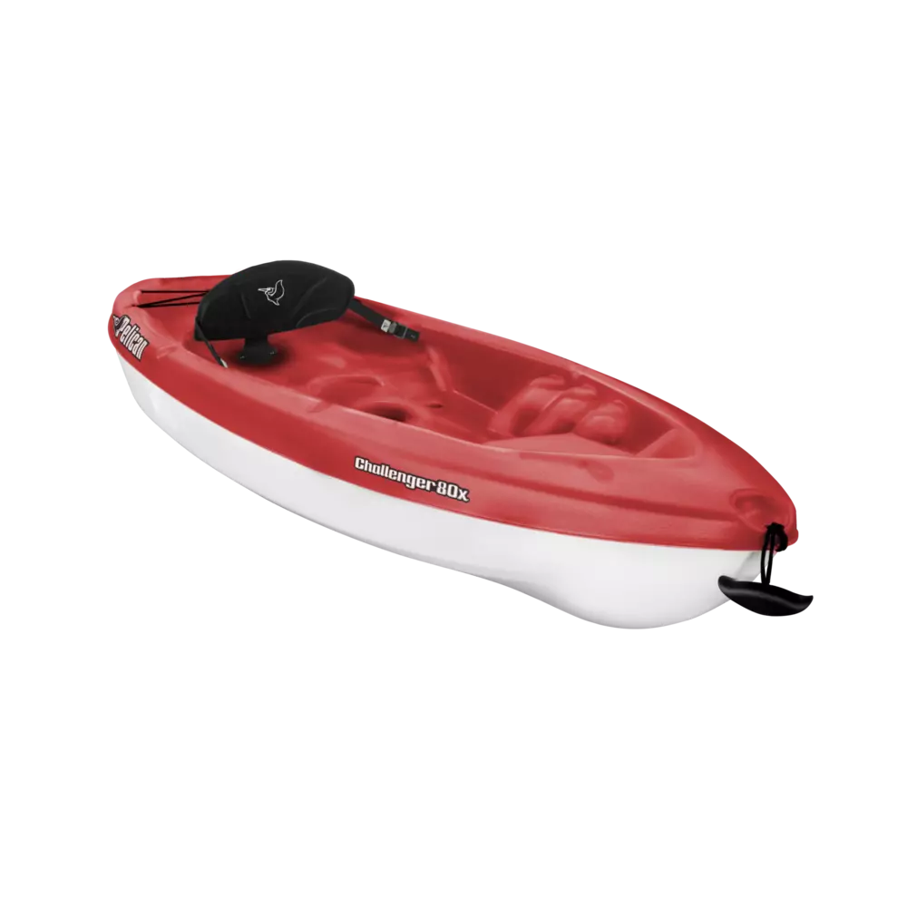 PELICAN - Challenger 80X Recreational Kayak - Red - KVA08P103 - ISO