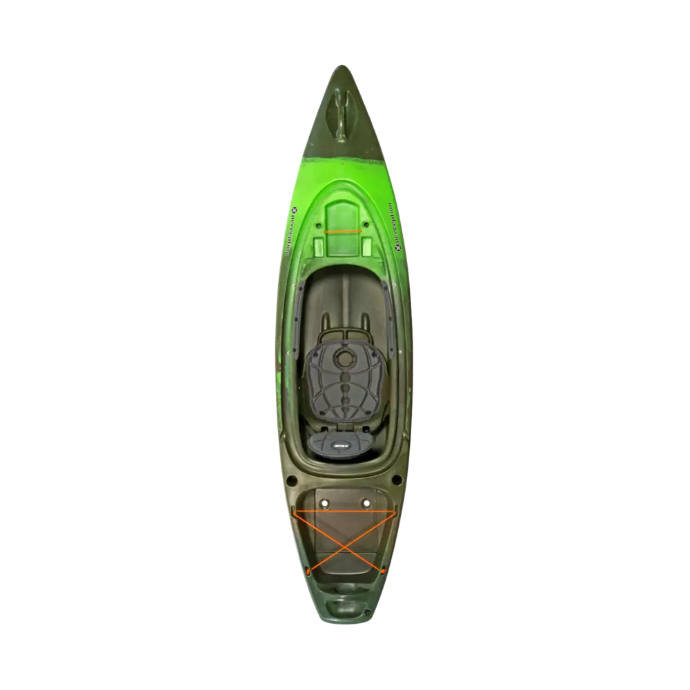 PERCEPTION - Sound 9.5 Fishing Kayak - Green - 9330017031 - TOP