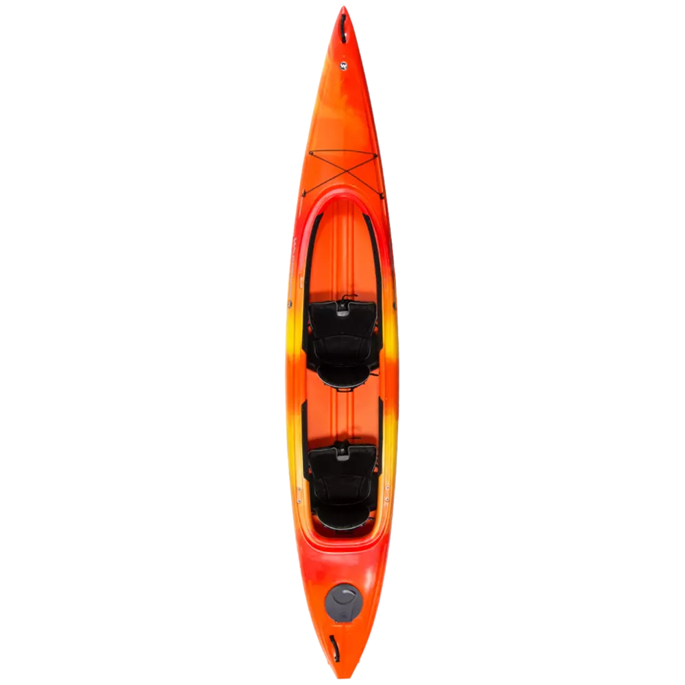 WILDERNESS SYSTEMS - Pamlico 145T Recreational Kayak - Orange - 9730455054 - TOP