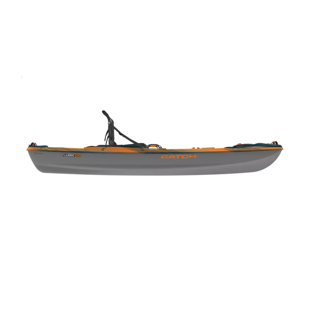 PELICAN - Catch Classic 100 Fishing Kayak - Orange - KRP10P405 - SIDE
