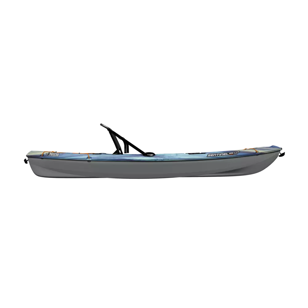 PELICAN - Sentinel 100XP Angler Fishing Kayak - Blue - MGF10P203-00 - SIDE
