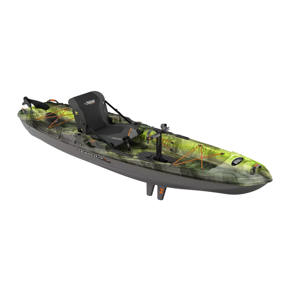 PELICAN - Catch 110 HDII Fishing Kayak - Grey - KRP11P205 - ISO